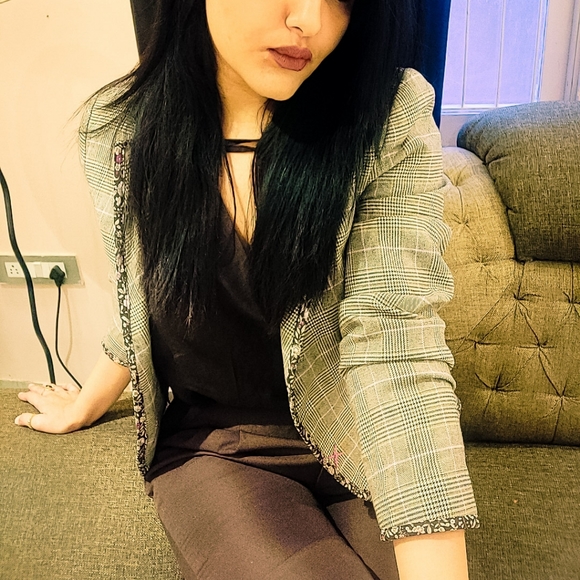 Chequered blazer - Picture 4 of 4